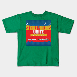 Secret Friends Unite Logo Kids T-Shirt