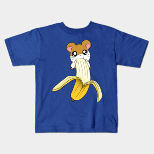Tiny Hamster, Big Banana Kids T-Shirt