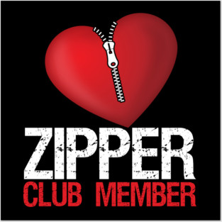 Heart Surgery Patient - Zipper Club Member Funny Gift Posters and Art