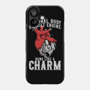 Original Body Rebuilt Engine Runs Like a Charm - Open Heart Phone Case