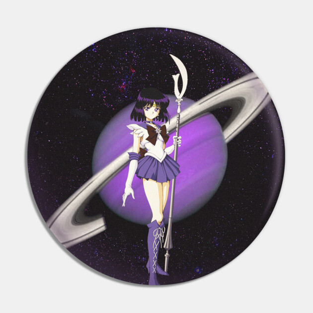 Sailor Saturn - Sailor Saturn - Pin | TeePublic