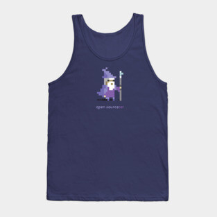 8-bit Open Source Sorcerer - Programming Tank Top