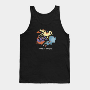 Here be Dragons - Programming Tank Top