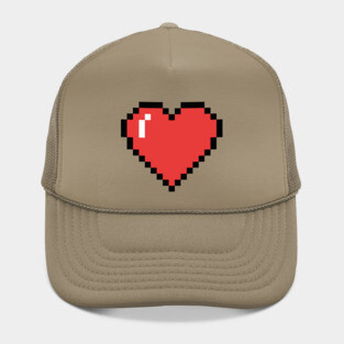 Pixel Heart Hat