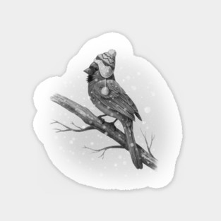 First Snow tee mono Sticker