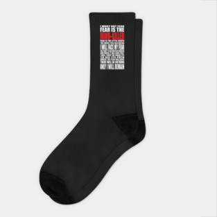 Dune Litany Against Fear Socks