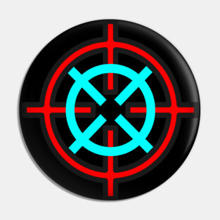 On target symbol Pin