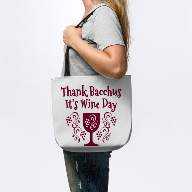 Thank Bacchus it's Wine Day Cheeky Witch® by Cheeky Witch