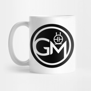Growler Media Logo Round Black Mug