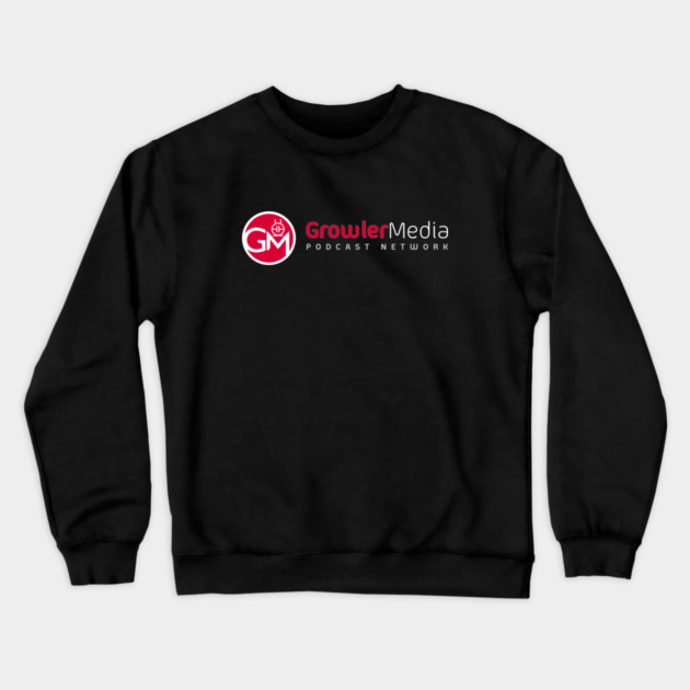 Growler Media Logo Full Crewneck Sweatshirt by GrowlerMedia
