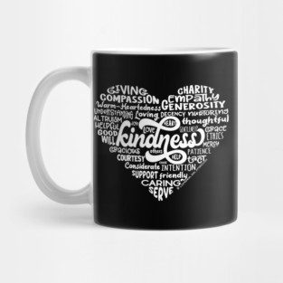 Heart Words of Kindness Mug