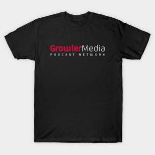 Growler Media Logo Text T-Shirt