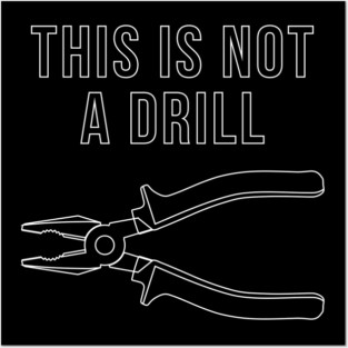 This Is Not A Drill Posters and Art