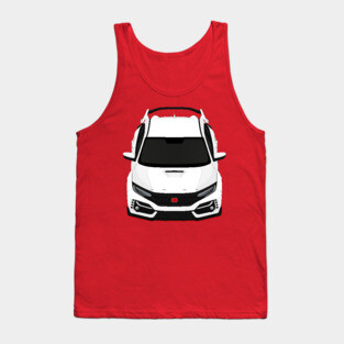 Civic type R White Tank Top