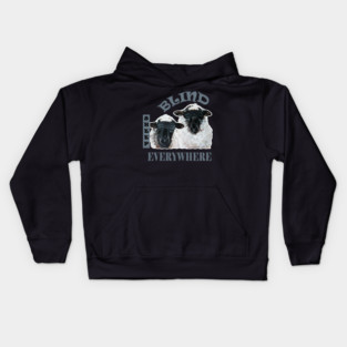 Blind Sheep Everywhere Stand For Freedom Don't Comply Kids Hoodie
