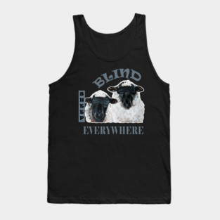 Blind Sheep Everywhere Stand For Freedom Don't Comply Tank Top