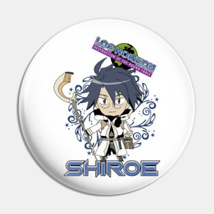Log Horizon Cute Chibi Shiroe Pin