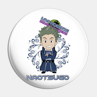 Log Horizon Chibi Cute Naotsugu Pin