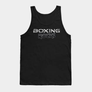 Boxing Rocks Boxing Fans T Shirt Tank Top