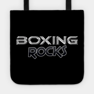 Boxing Rocks Boxing Fans T Shirt Tote