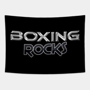 Boxing Rocks Boxing Fans T Shirt Tapestry