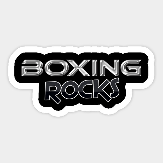Boxing Rocks Boxing Fans T Shirt Magnet by JumpRopeaDope