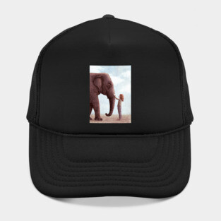 One Amazing Elephant portrait Hat