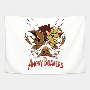 Angry Beavers Tapestry