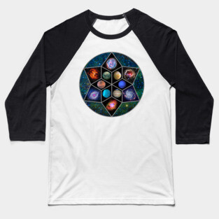 Astronomy the Beautiful Baseball T-Shirt