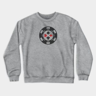Four Suit Poker Chip Crewneck Sweatshirt