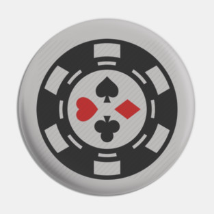 Four Suit Poker Chip Pin
