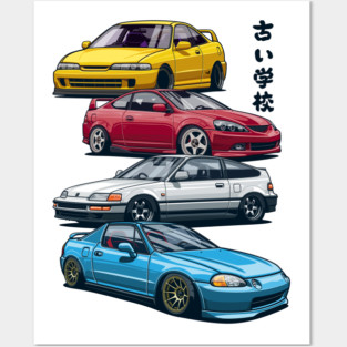 JDM icons Posters and Art