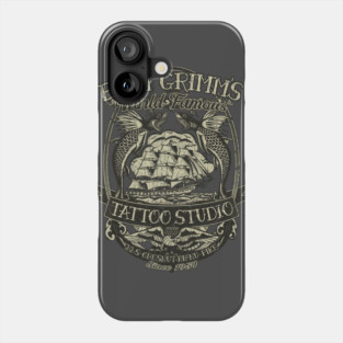 Bert Grimm's World Famous Tattoo Studio 1954 Phone Case