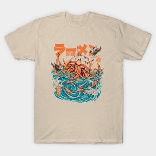 Dark Great Ramen off Kanagawa T-Shirt