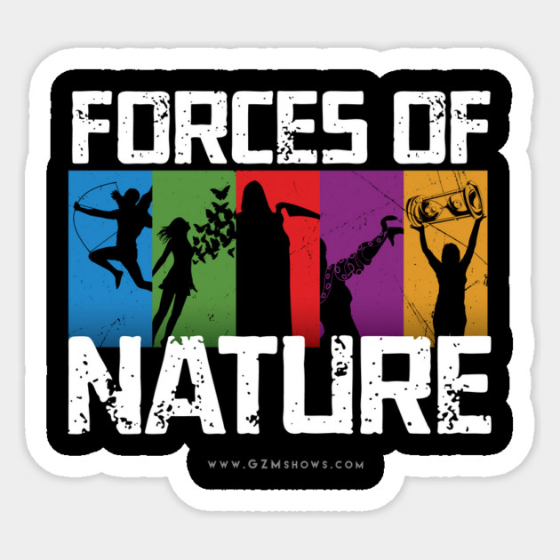 Forces of Nature Sticker by GZM Podcasts