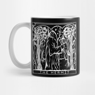 The Hermit, Tarot, Astrology, Pagan, Witchy, Goth Mug