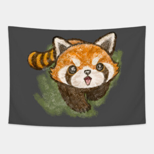 Red panda is coming Tapestry