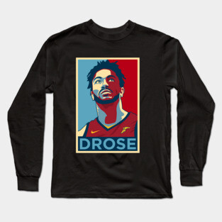 Derrick Rose Cleveland Cavaliers Artwork Long Sleeve T-Shirt