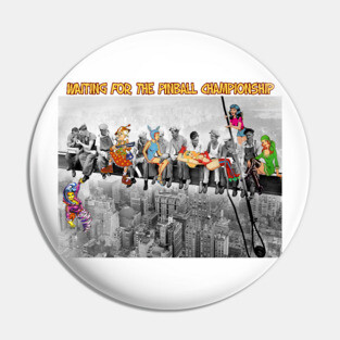 Waiting for the Pinball Championship Pin