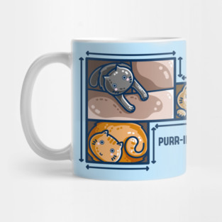 Purr-imeter Maths Cat Pun Mug