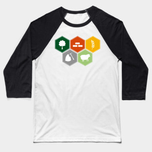 Catan board games resources Baseball T-Shirt