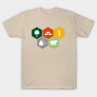 Catan board games resources T-Shirt