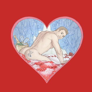 Sweet Cheeks Valentine Pinup T-Shirt