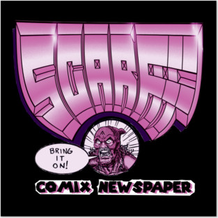 Scarfff - Wrestling:  Bummer Comix vs. Mo J. Lozano Posters and Art