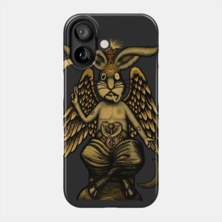 Rabphomet Occult Rabbit Baphomet Phone Case