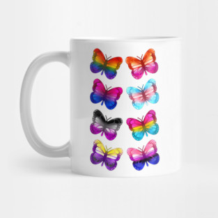 LGBTQ+ Pride Butterflies Mug