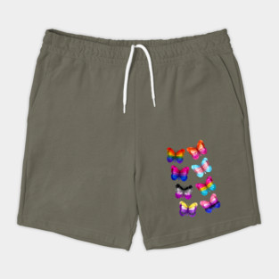 LGBTQ+ Pride Butterflies Shorts