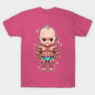 Swole Kewpie Bodybuilder T-Shirt