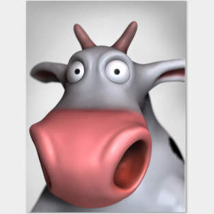 Cow Posters and Art
