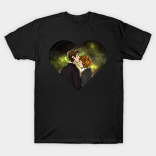 X-Files Mulder Scully OTP Kiss Ship T-Shirt